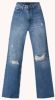 Colourful Rebel Gaia high waist wide leg jeans met destroyed afwerking online kopen