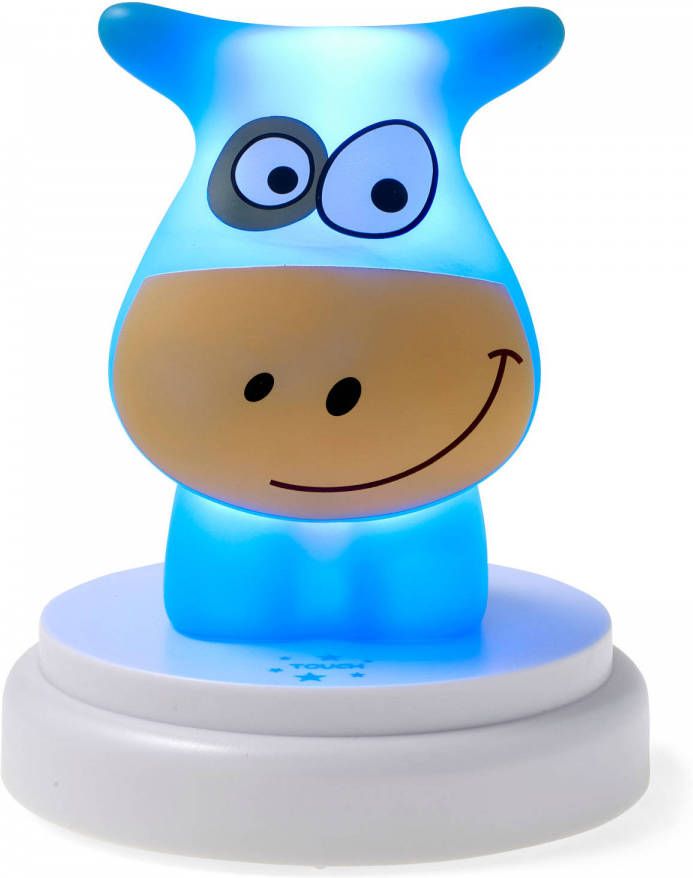 Alecto Led Nachtlampje Naughty Cow Blauw online kopen