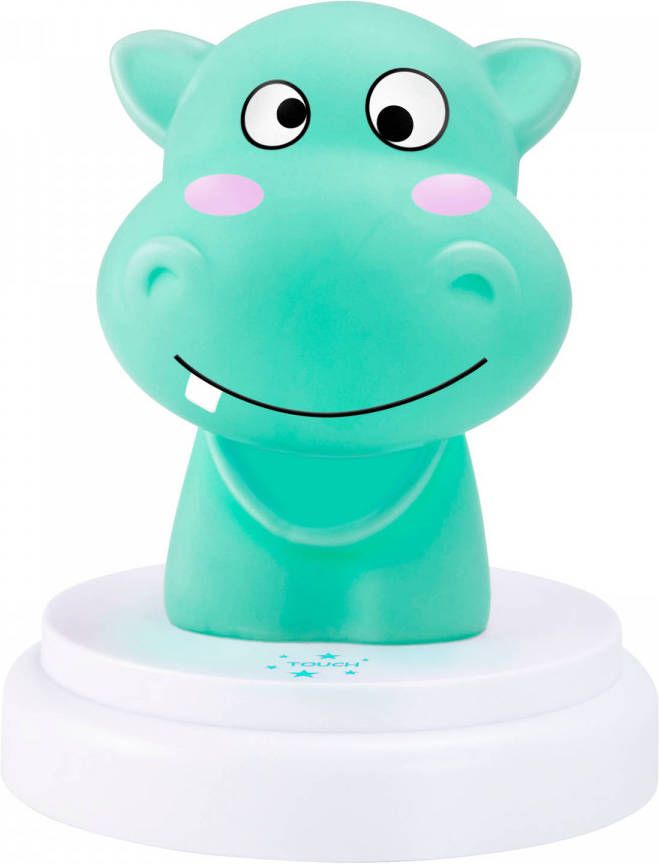 Alecto Led Nachtlampje Silly Hippo Blauw online kopen