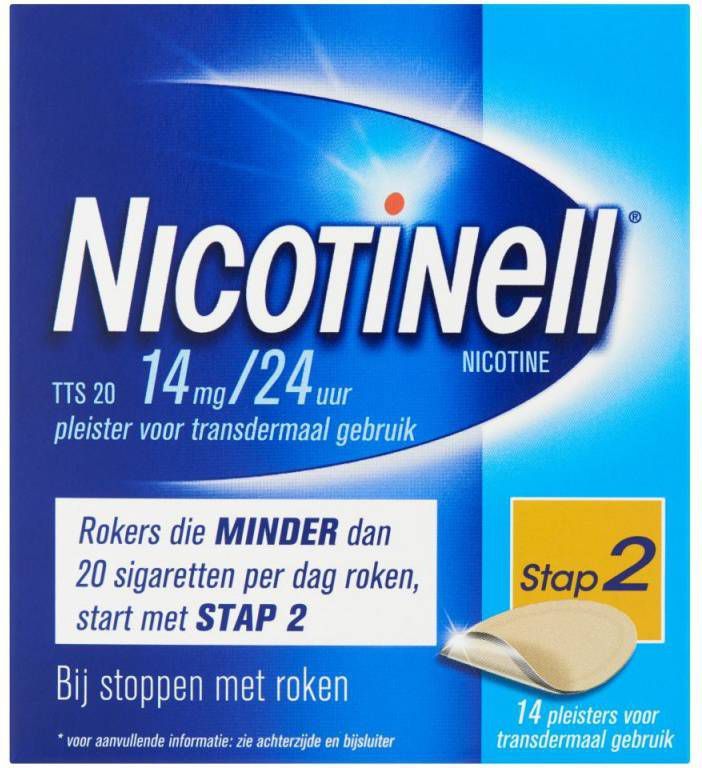 Nicotinell pleisters Tts 14mg/24 uur 14 stuks online kopen