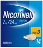 Nicotinell pleisters Tts 10 7mg/24uur 14 stuks online kopen