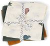 Done by Deer Baby Accessoires Burp Cloth 3 Pack Gots Sea Friends Blauw online kopen
