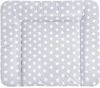 Z&#xF6;llner JULIUS Z&#xD6, LLNER Aankleedkussen Softy Folie sterren grijs 85 x 75 cm online kopen