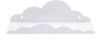 Childhome Wandrek Metaal 45x15 cm Wolk online kopen
