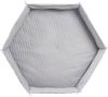Merkloos Roba Boxkleed Hexagonal Junior 115 Cm Polyester Zilvergrijs online kopen