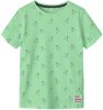 Name it T shirts Delvin Short Sleeve Top Groen online kopen