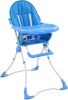 VidaXL Kinderstoel hoog blauw en wit online kopen